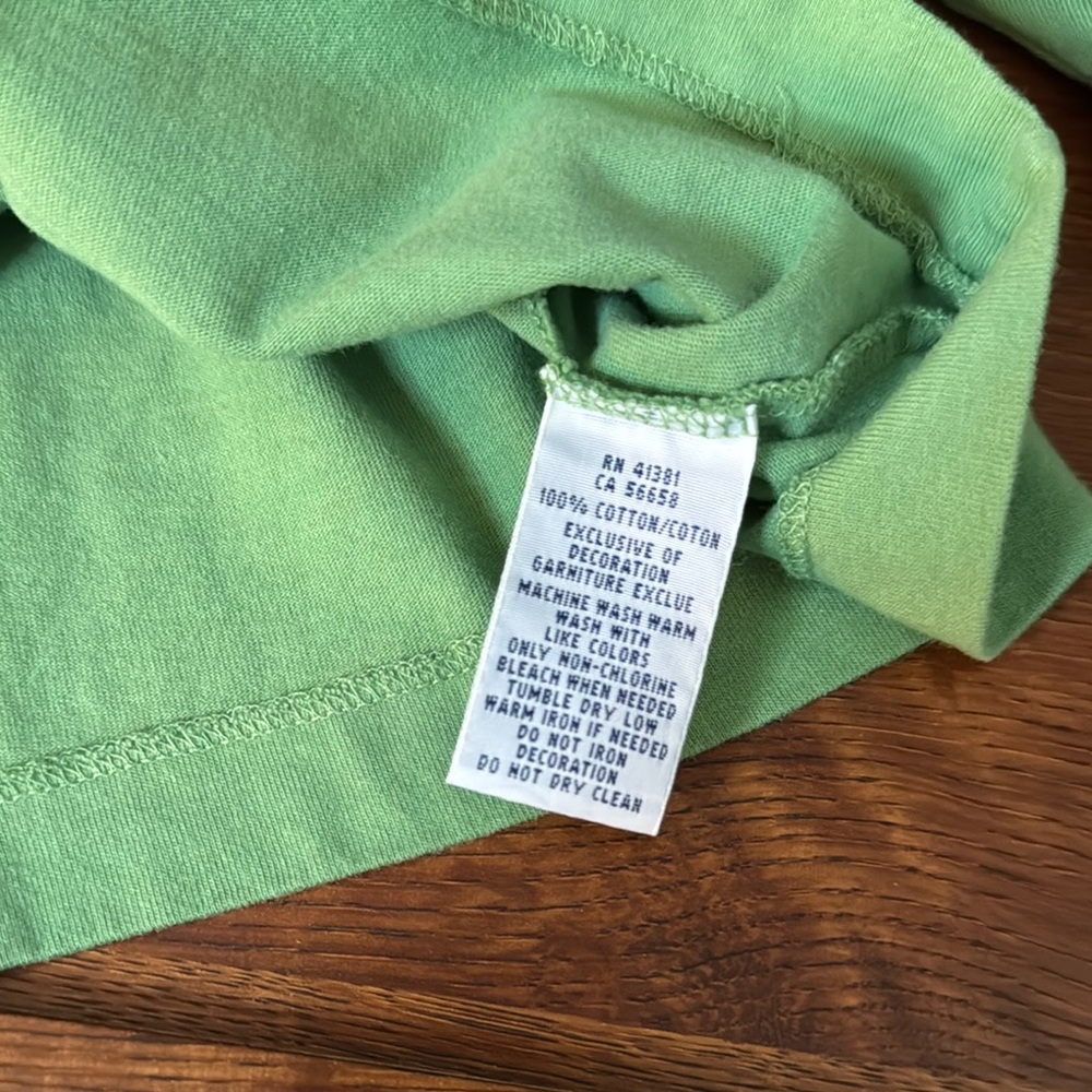 Polo by Ralph Lauren Menβs Light Green Short Sleeve Tee Soft Cotton Casual Sz L - Picture 5 of 11